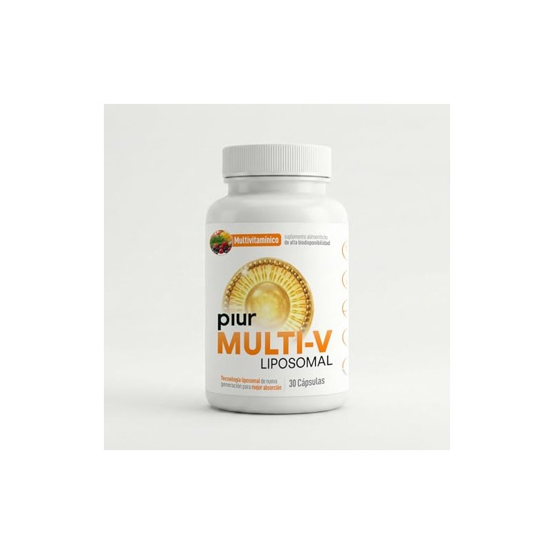Piur Multi V Multivitamínico Liposomal para Mujer - 30 Capsulas