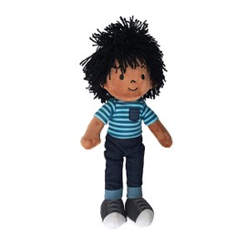 Muñeco Niño De Trapo Y Tela Nathan Piel Morena