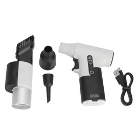 Mini Turbo Fan Air Blower Violent 120000rpm Portable Electric Turbine Fan Brushless Motor 50m/s Industrial Duct Jet Dry Gray