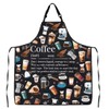 VAMSII Coffee Barista Gifts Coffee Lovers Apron Coffeemaker Gifts Caffeine