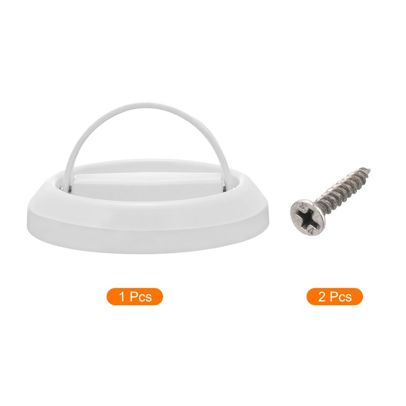 sourcing map Round Pull Ring, 1 Piece 3 Inch Stainless
