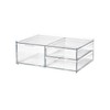 iDesign The Sarah Tanno Collection Wide Plastic Cosmetic Drawer Organizer,