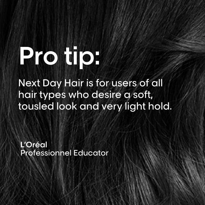 L'Oréal Professionnel Paris Next Day Hair - Texture Hairspray, Provides
