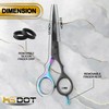 HB DOT Professional Mustache Scissors, 5.5 Inches Mustache and Beard