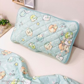 MORIPiLO 4621173 Morishita Pillow Pad, Pillow Cover, For Children, Adults, Sumikko Gurashi, Green, 16.9 x 24.8 inches (43 x 63 cm), Washable, Soft Material, Character Goods, Sumikko Lifestyle