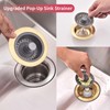 iAnomla Kitchen Sink Strainer, Upgraded 3 In 1 Pop Up