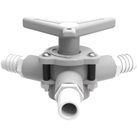 94 Series In-line Sea-Lect Y-Valve with 3/4 in barbed adapter ports