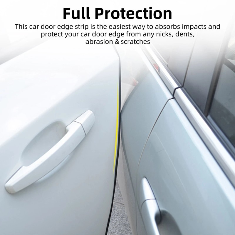 TSUINZ For Ford Car Door Edge Trim Guard Moulding Rubber