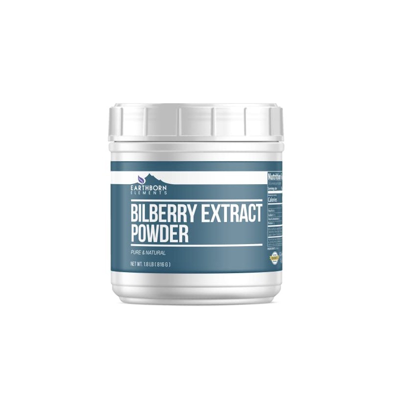 Earthborn Elements Bilberry Extract Powder 1.8 lb, Pure & Natural,