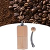 Manual Coffee Grinder Adjustable Coarseness Quiet Portable Wooden Hand Crank