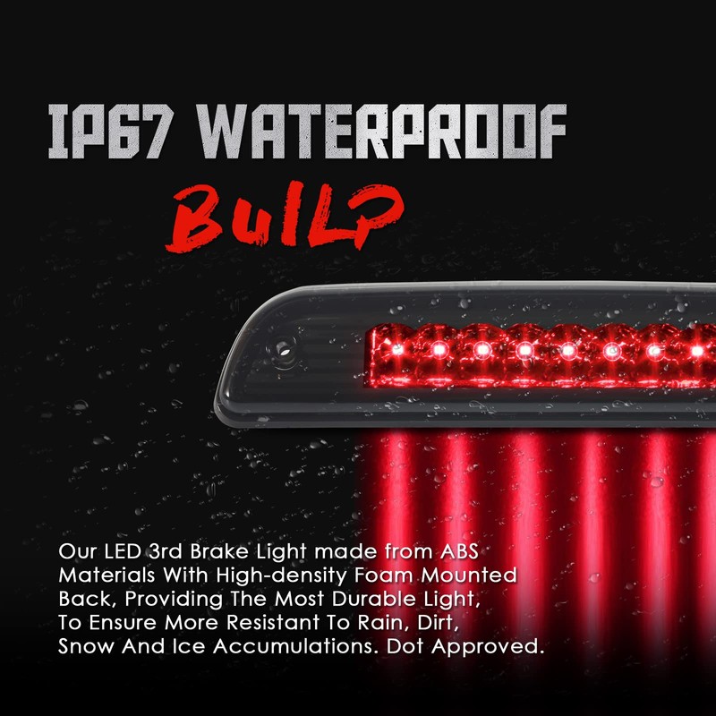 3rd Third Brake Light LED Compatible with 1995 1996 1997