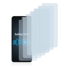 Savvies 6 Pack Screen Protector compatible with Motorola One Action Protection Film Clear