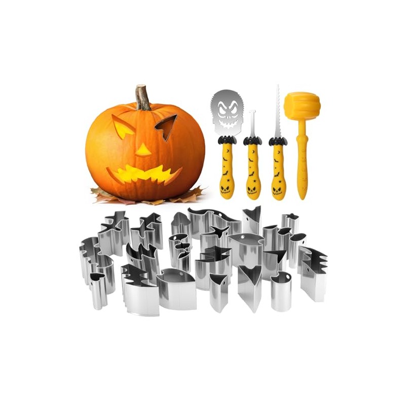 Bifrost Pumpkin Carving Kit - 25PCS Halloween Pumpkin Carving Tools