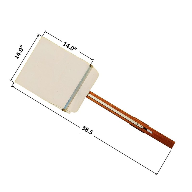 Large 14" EXO Long Handled Non-Stick Super Peel WFO Conveyor