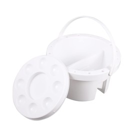 DOITOOL Pen Wash Bucket Multi-use Painting Brush Basin Tidy Art Accessories for Schools Families