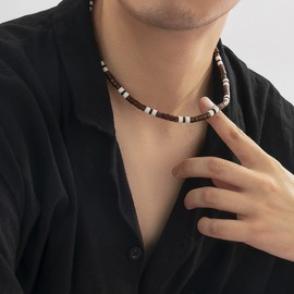 Shell Necklace for Women Beach Necklace Hawaiian Surfer Beaded Seashell Pendant Necklaces Summer Vacation Jewelry Stuff Gifts for Girls