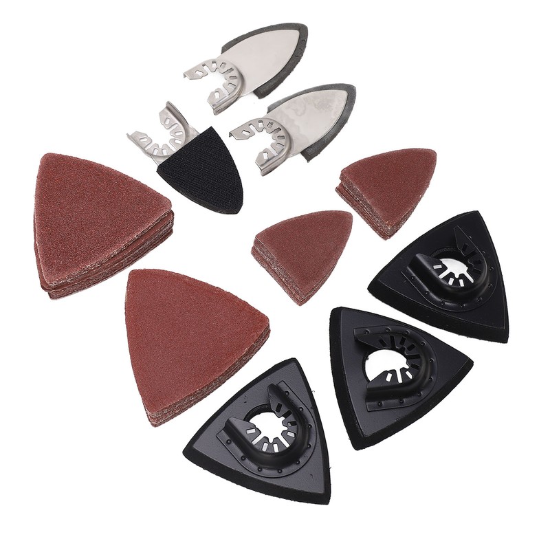 106Pcs Oscillating Tool Sanding Pads Kit for Metal 6Pcs Finger