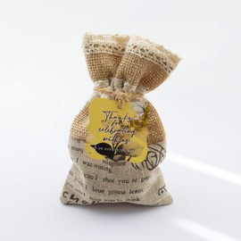 Summer-Ray 50pcs Thank You for Celebrating with Us on Our Special Day Wedding Bridal Shower Favours Gift Tags with Enchanting Leaves (Shimmered Gold)