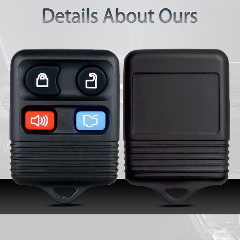 4 Button Keyless Entry Remote Control Key Fob Compatible with