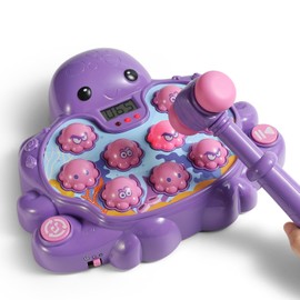 Toys for 2 3 4 5 Year Old Boy,Toddler Toys Age 2-4, Whack A Mole Flog Octopus Game Toys with Light Sound for Kids Boys Girls, Baby Toy for Early Learning, Birthday for Toddler