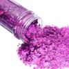QUARKZMAN Holographic Coarse Glitter 3.5 oz/100 g Laser Purple Holographic