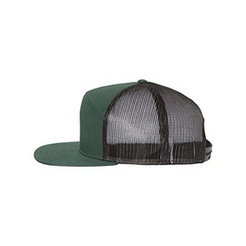 Richardson - Seven-Panel Trucker Cap - 168 - Adjustable - Dark Green/Black