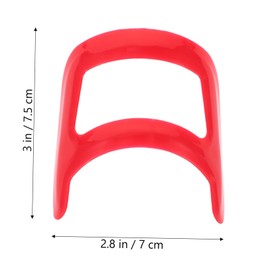 NOLITOY 2pcs Beard Modeling Ruler Shaving Template Men Beard Shaping Tool Kit Beard Comb Template Beard Styling Comb Stencil Beard Ruler Beard Template for Men Red