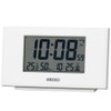 Seiko Clock SQ790W Table Clock, White Pearl, Body Size: 3.1