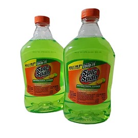 Spic & Span Spic And Span Everyday Multipurpose Liquid Cleaner, Dilutable Multi-Surface & Floor Cleaner Refills, Fresh Citrus Scent - Two 20 FL OZ Bottles (Fresh Citrus Scent)