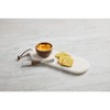 Mud Pie Dip and Tray Set, Natural, Tray 4 1/2"