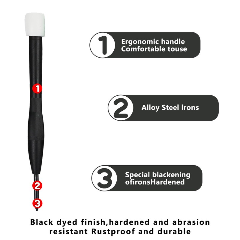 6pcs Mini Flathead and Phillips Micro Precision Head Small Screwdriver