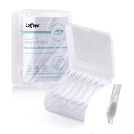LOPEYO 로페요 50 카운트 메이크업 리무버 면봉 화이트 릴리가 포함된 립 스틱 리퀴드 충전 공간 절약 및 여행 Lopeyo 50 Count Makeup Remover Cotton Swabs with White Lily Lip Stick Liquid Refill Travel Space Saver