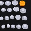 Walfront Plastic Motor Gears Robot Gear Kit Pulley Belt Single