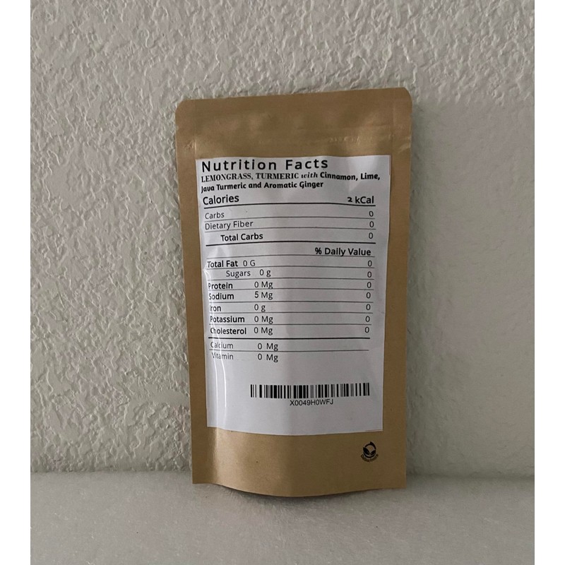 Lemongrass & Turmeric, Cinnamon, Java Turmeric, Lime & Aromatic Ginger