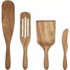 Mad Hungry® 4-Piece Wood Spurtle Set - Acacia Wood - Natural