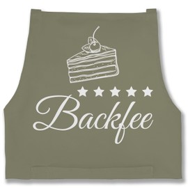 Shirtracer - Apron - Baking Apron - Women's 1 - Backfee - Gift Baker Baking, 9 Sage Green