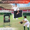 9 Hole Pitching Net with Strike Zone, Baseball Pitching Target,