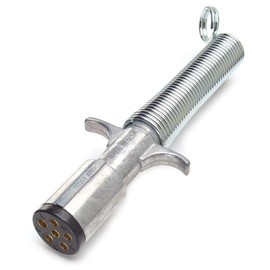 Grote 82-1010 - 6-Way Round Electrical Plug With Guard Trailer End