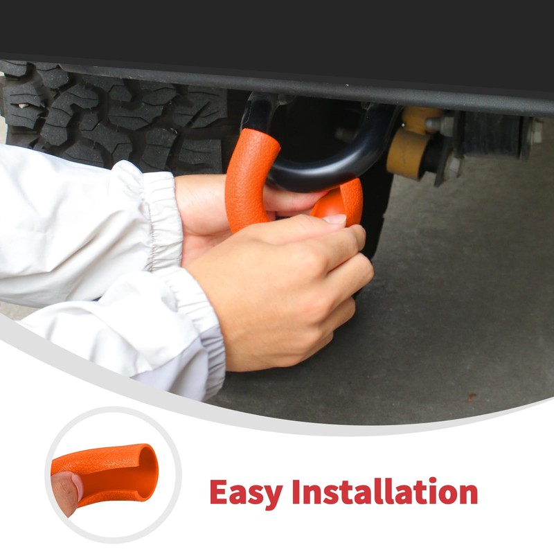 Linskip Tow Hook D Ring Covers Fit for 2021-2024 2025