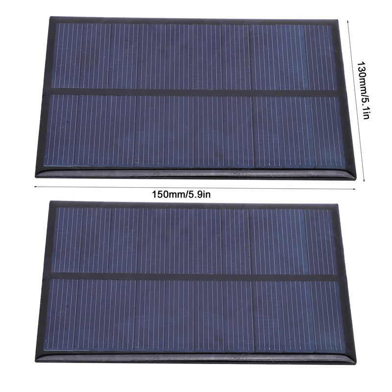 2Pcs Mini Solar Panel Epoxy Power Module Battery Polysilicon Industrial