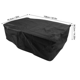 RV Air Conditioner Cover, 210D Silver Coated Oxford Fabric RV Air Conditioner Winter Cover Outside Travel Trailer AC Covers for Roof, Trailer AC Dust Proof Protective Access