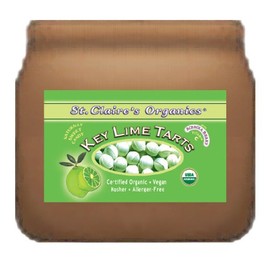 St. Claire's Organics Tart Candies, Gluten Free and 100% Organic (Key Lime, 8 oz. Bag)