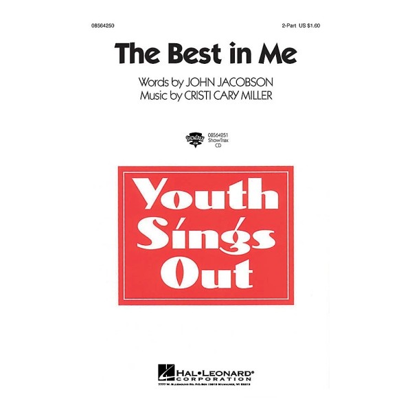 Hal Leonard The Best in Me 2-Part composed by Cristi