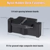 Hidden Deck Fasteners for Composite Decking Board, Universal Hidden Fasteners