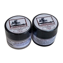 EarthyStuff Acne Spot Treatment Two Pack, Vanishing Cream and Cystic Spot, By Diva Stuff