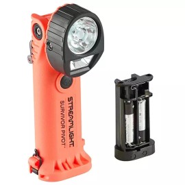 Streamlight 91800 91810 Survivor Pivot Flashlight Alkaline 325 Lumens Cl 1 Div 1 - 91810-Yellow