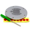 MOS Silver Metal Alloy Aluminium Car License Tax Disc Holder