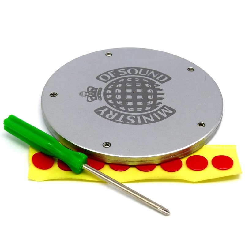 MOS Silver Metal Alloy Aluminium Car License Tax Disc Holder