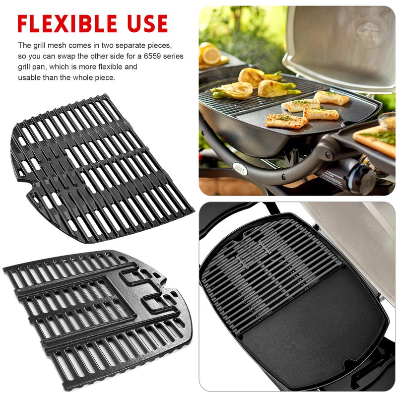 GGC Cooking Grate Replacement for Weber Q200, Q220, Q2000 Series,
