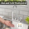 Bar Sink Faucet 4 Inch Center Deck Mount,2 Hole Prep